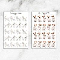 Watercolour Dogs Planner Stickers (S-324)