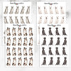 Watercolour Dogs Planner Stickers (S-325)