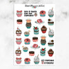Cupcakes Planner Stickers (S-337)