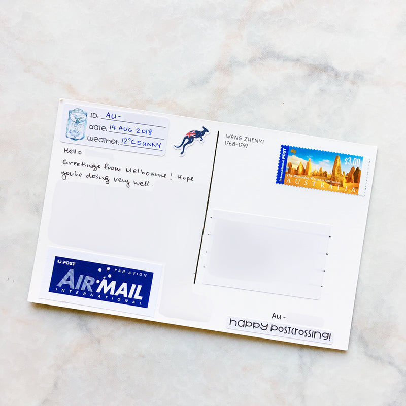 Postcrossing and Snail Mail Labels (S-339)