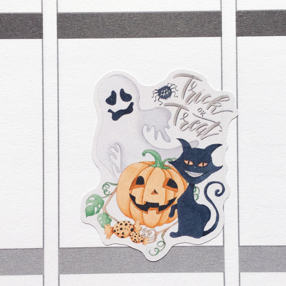 Halloween Planner Sticker Book, Decorative Stickers