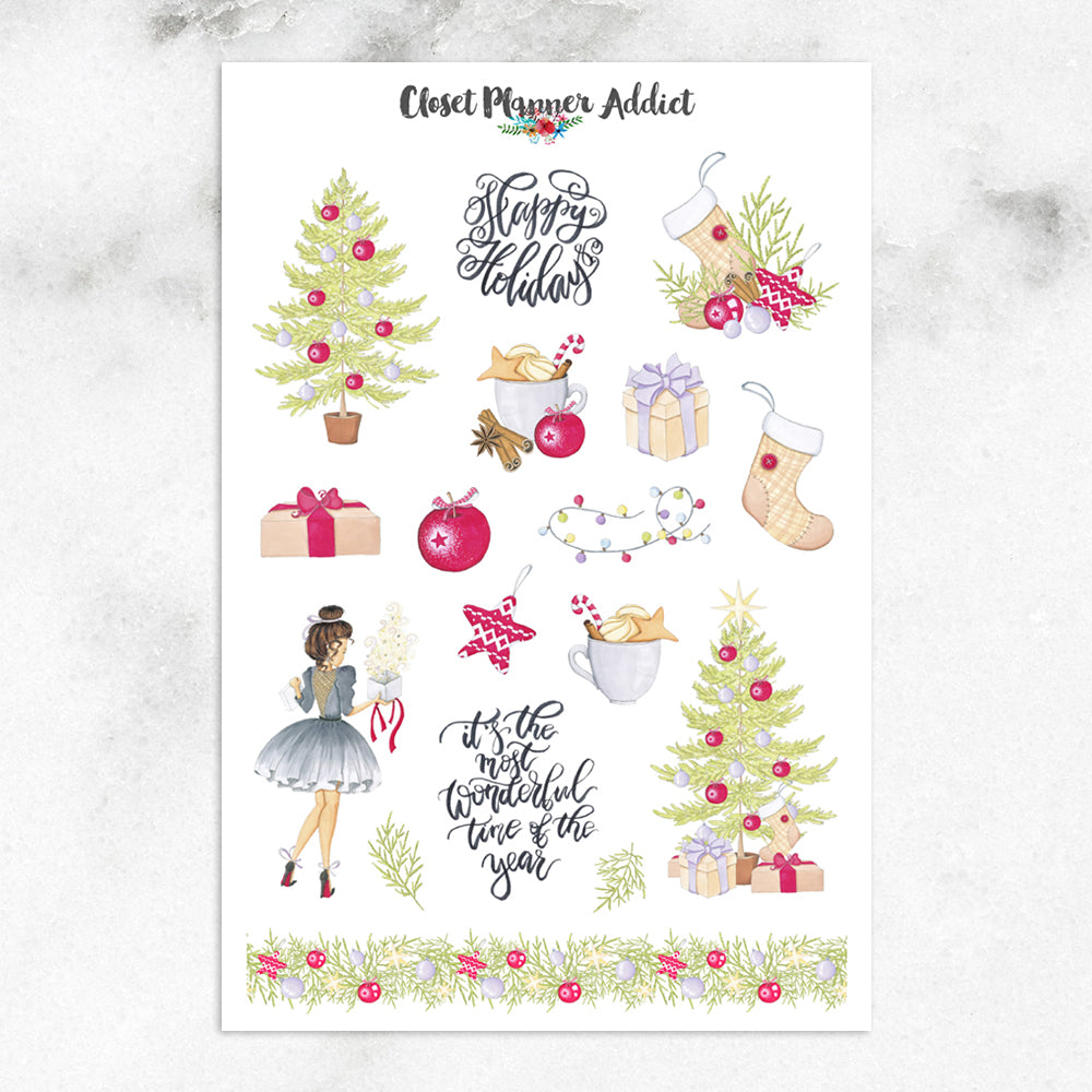Magic of Christmas Planner Stickers (S-359)