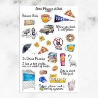 Gilmore Girls Planner Stickers (S-362)