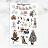 Christmas Holiday Season Planner Stickers (S-367)