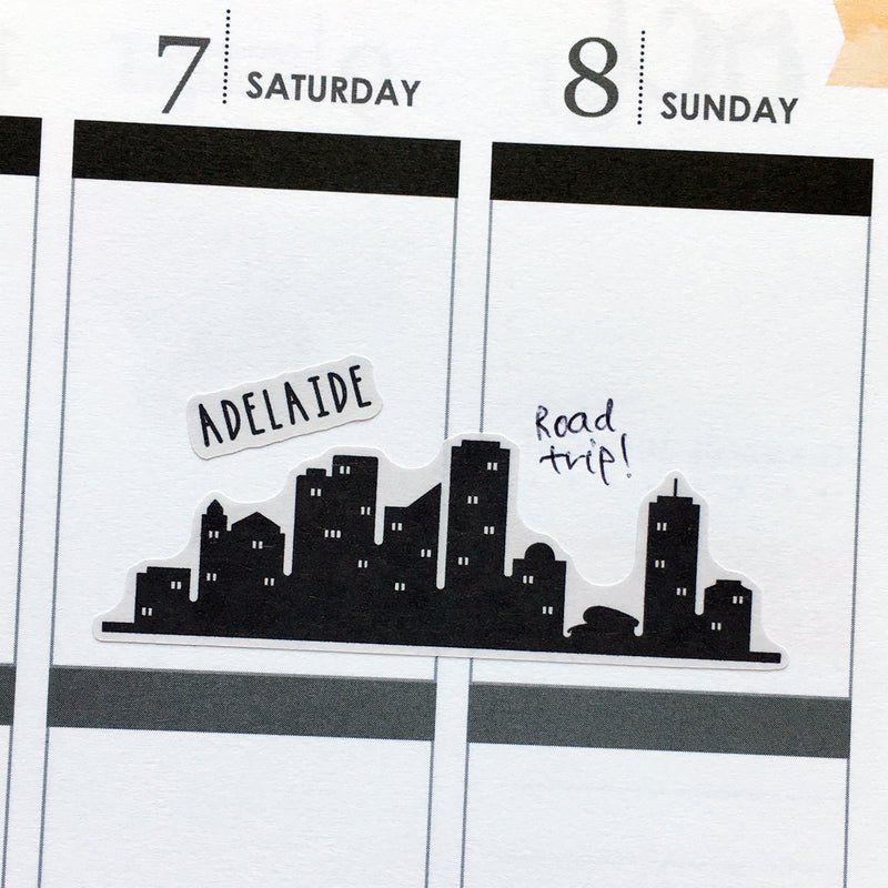 Australian City Skyline Planner Stickers (S-385)