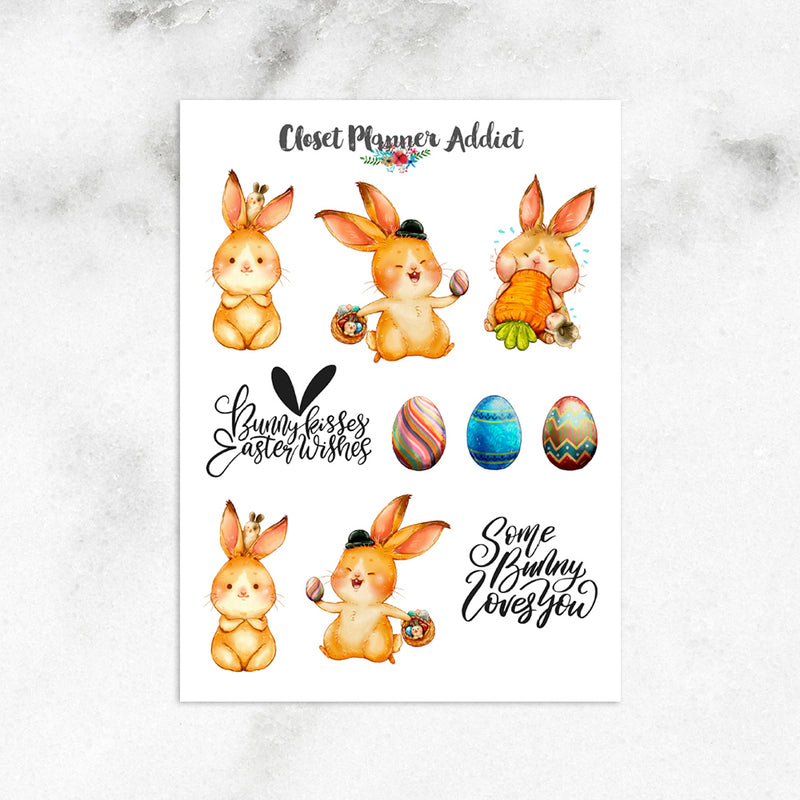 Happy Easter Planner Stickers (S-388)