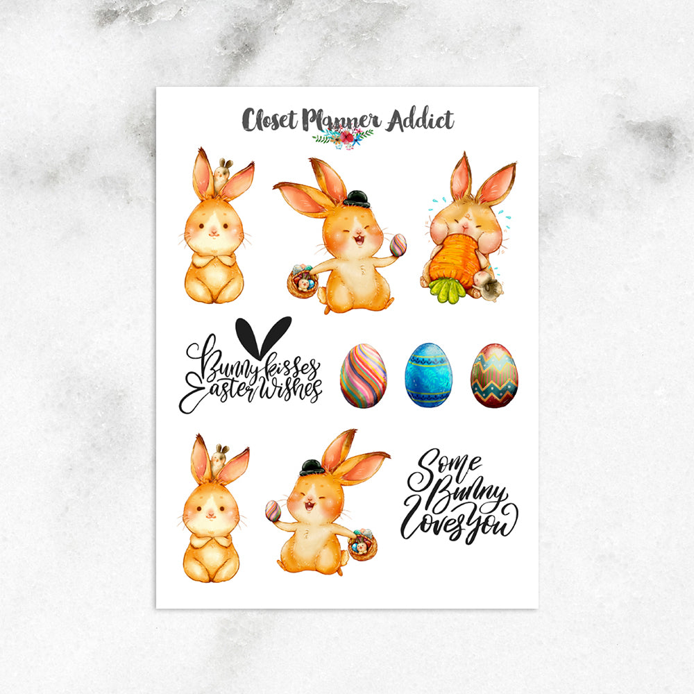 Happy Easter Planner Stickers (S-388)