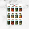 Spice and Herb Jars Planner Stickers (S-395)