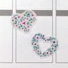 Floral Heart Wreaths Planner Stickers (S-399)