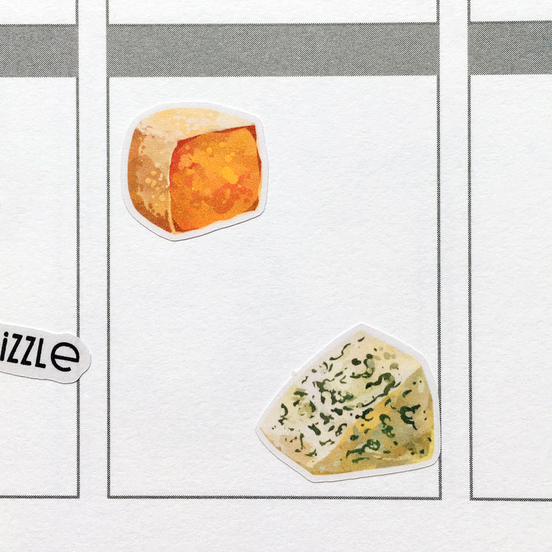 Cheese Planner Stickers (S-400)