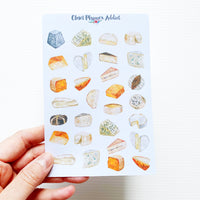 Cheese Planner Stickers (S-400)
