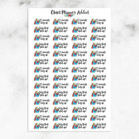 10 Minute Tidy Up Planner Stickers (S-433)