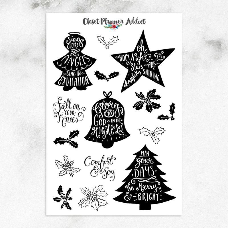 Christmas Planner Stickers (S-436)