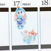 Winter Bunnies Planner Stickers (S-440)