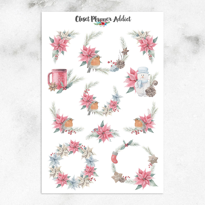 Christmas Dreams Planner Stickers (S-442)