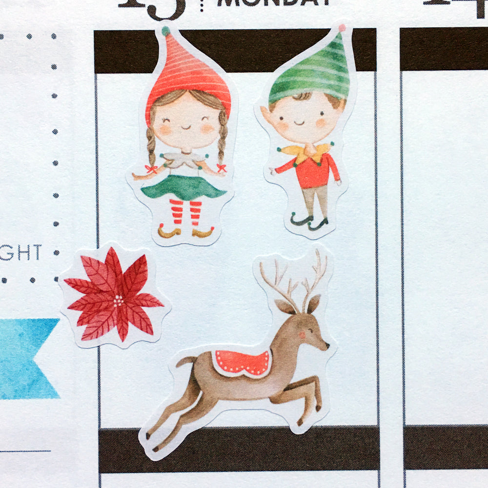 Cute Christmas Planner Stickers (S-445)