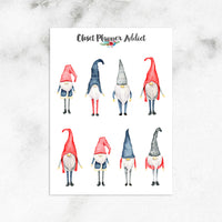 Cute Christmas Elves Planner Stickers (S-446)