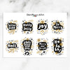 Christmas Label Planner Stickers (S-447)