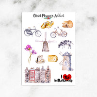 I Love The Netherlands Planner Stickers (S-464)