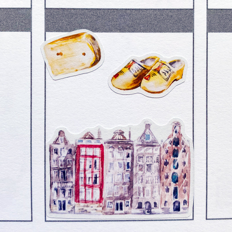 I Love The Netherlands Planner Stickers (S-464)