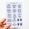 Sassy Quotes Planner Stickers | Sarcastic Quotes (S-470)