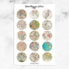 Vintage Maps Planner Stickers And Washi Strips (S-479)
