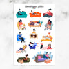 Stay At Home Lifestyle Planner Stickers (S-481)