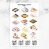Game Night Planner Stickers | Board Games Stickers (S-484)