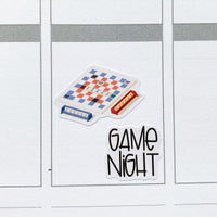 Game Night Planner Stickers (S-484)