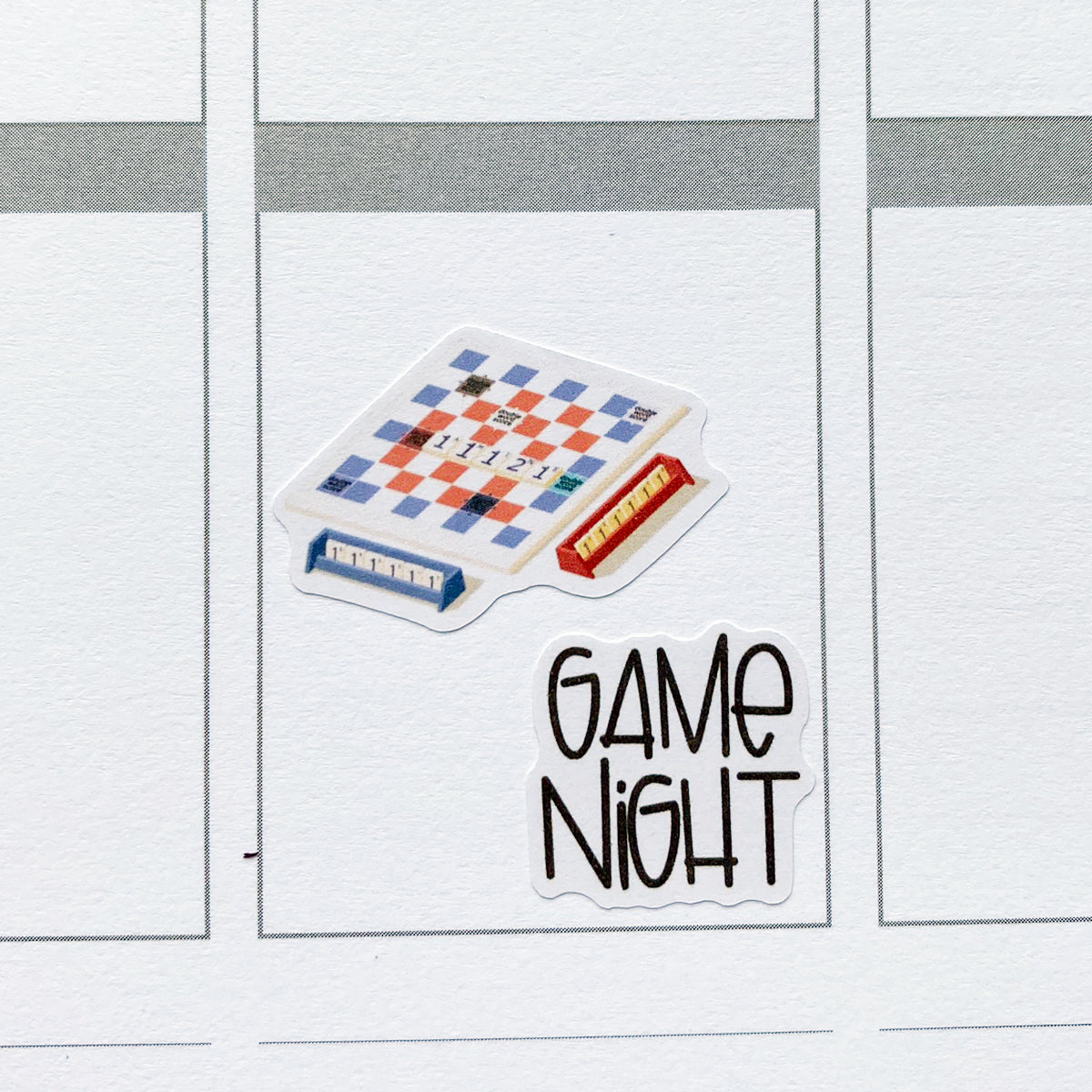 Game Night Planner Stickers (S-484)