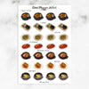 Korean Food Planner Stickers (S-498)