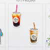 Bubble Tea Planner Stickers (S-500)