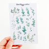 Watercolour Eucalyptus Leaves Planner Stickers (S-508)