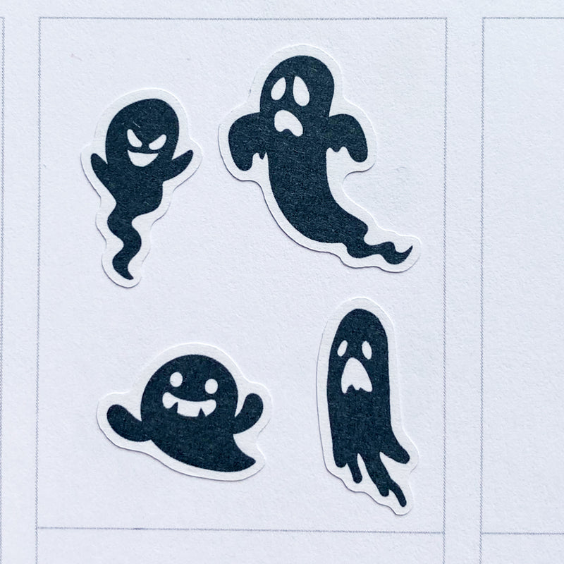 Halloween Ghosts Planner Stickers (S-519)