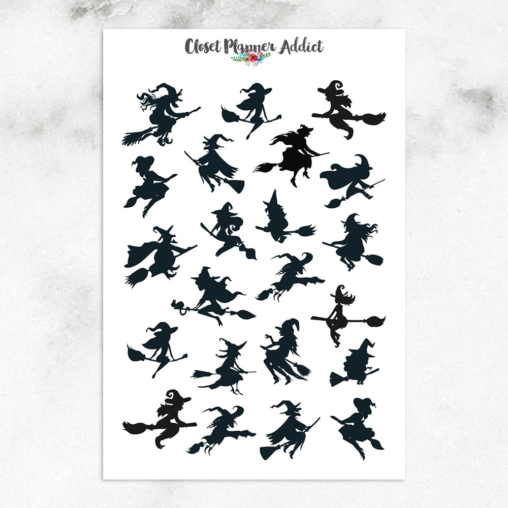 Halloween Witches Planner Stickers (S-521)