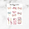 Cherry Blossom Planner Stationery Stickers (S-523)