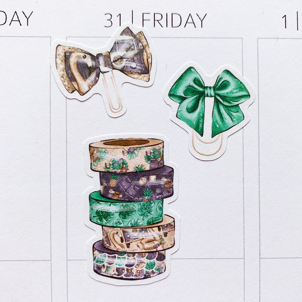 Beach Planner Stationery Stickers (S-526)