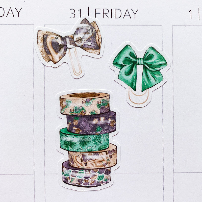 Beach Planner Stationery Stickers (S-526)
