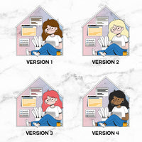 Work From Home Planner Stickers by Closet Planner Addict Versions (S-551)