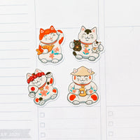 Lucky Cat Planner Stickers by Closet Planner Addict (S-552)
