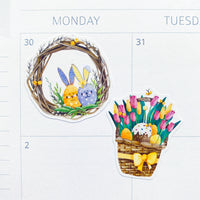 Happy Easter Planner Stickers (S-555)