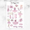 Ballet Planner Stickers (S-557)