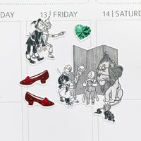 Vintage Wizard of Oz Planner Stickers by Closet Planner Addict (S-562)