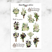 In Loving Memory Planner Stickers | Bereavement Stickers (S-566)