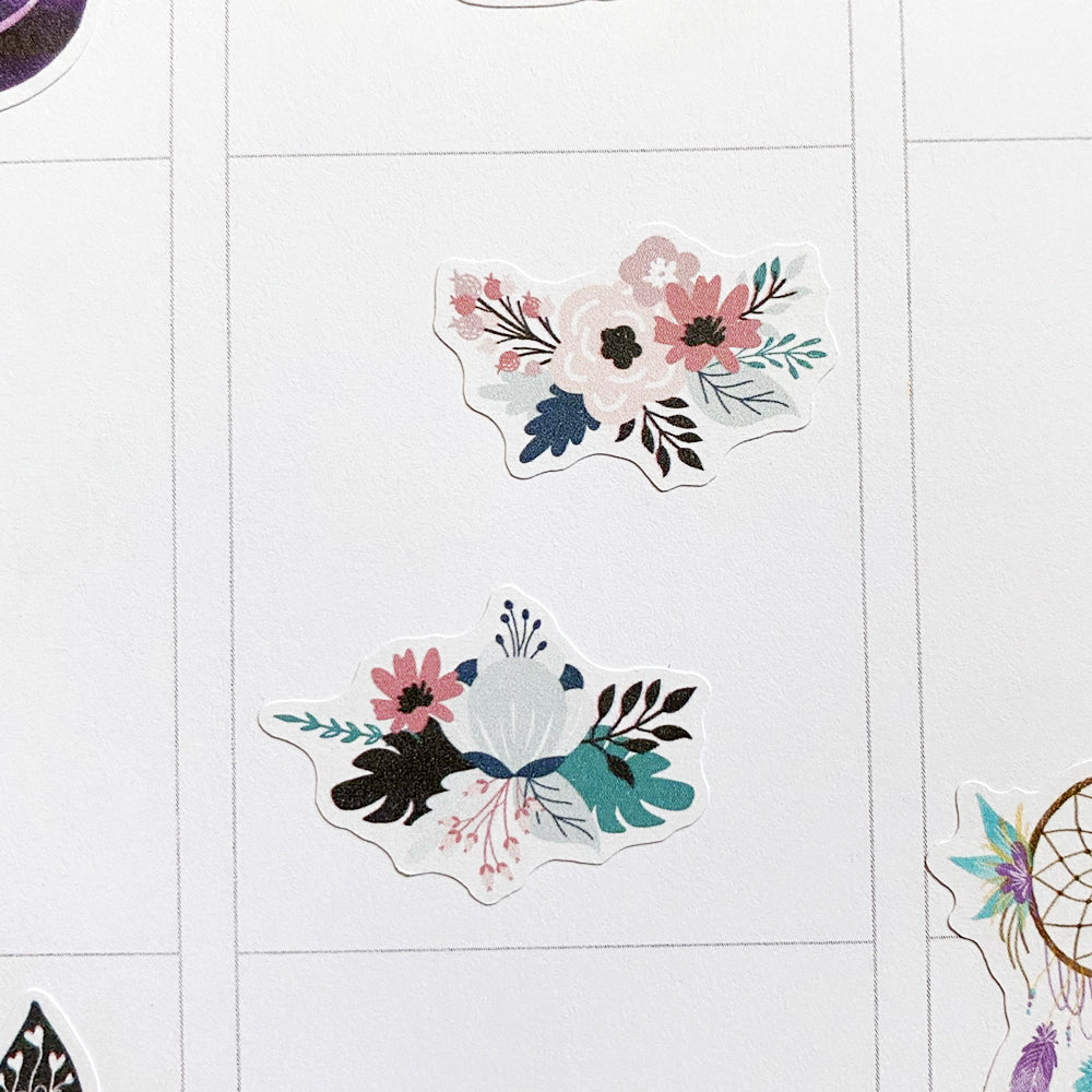 Floral Bouquets Planner Stickers by Closet Planner Addict (S-570)