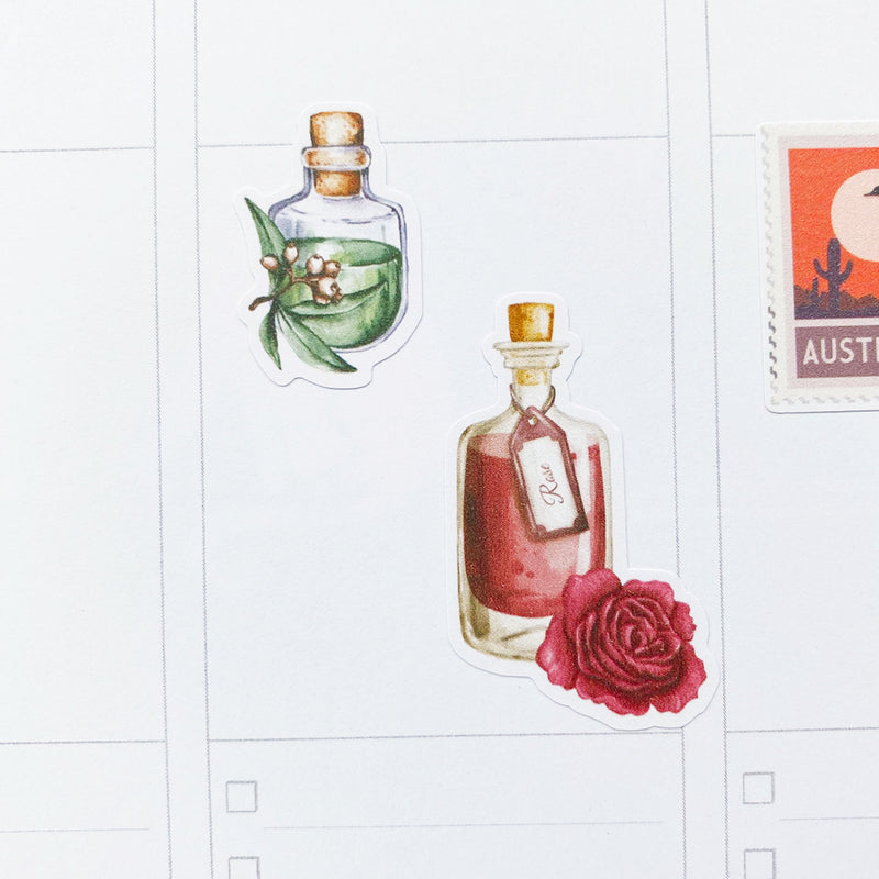 Aromatherapy Essential Oils Planner Stickers by Closet Planner Addict (S-582)