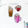 Hot Chocolate Planner Stickers | Hot Cocoa Stickers by Closet Planner Addict (S-592)