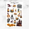 Happy Halloween Planner Stickers (S-594)