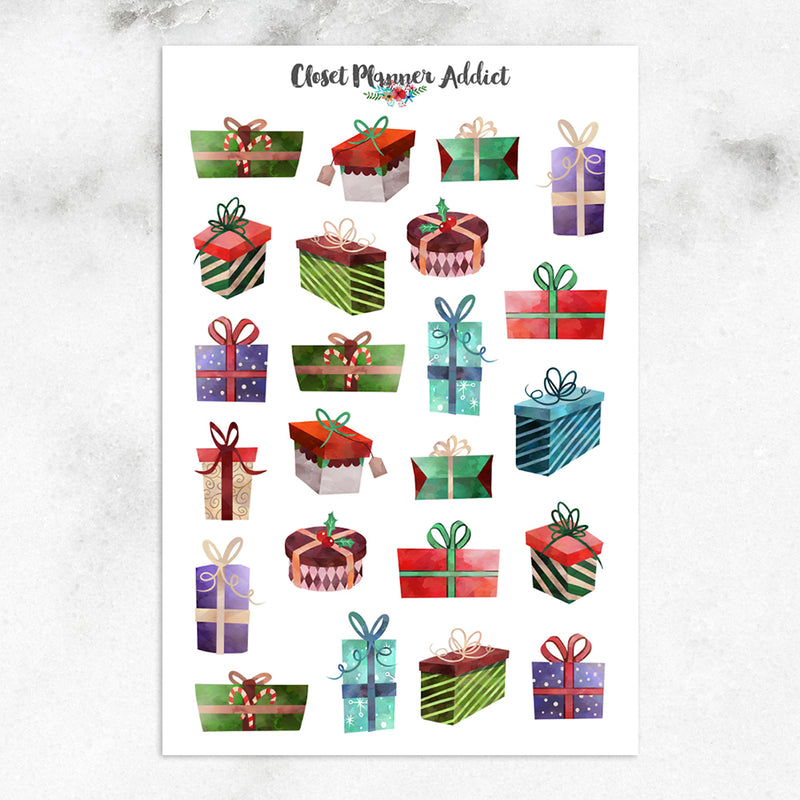 Christmas Gifts Planner Stickers (S-601)