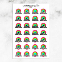 Apple Watch Closed All Rings Planner Stickers (S-604)